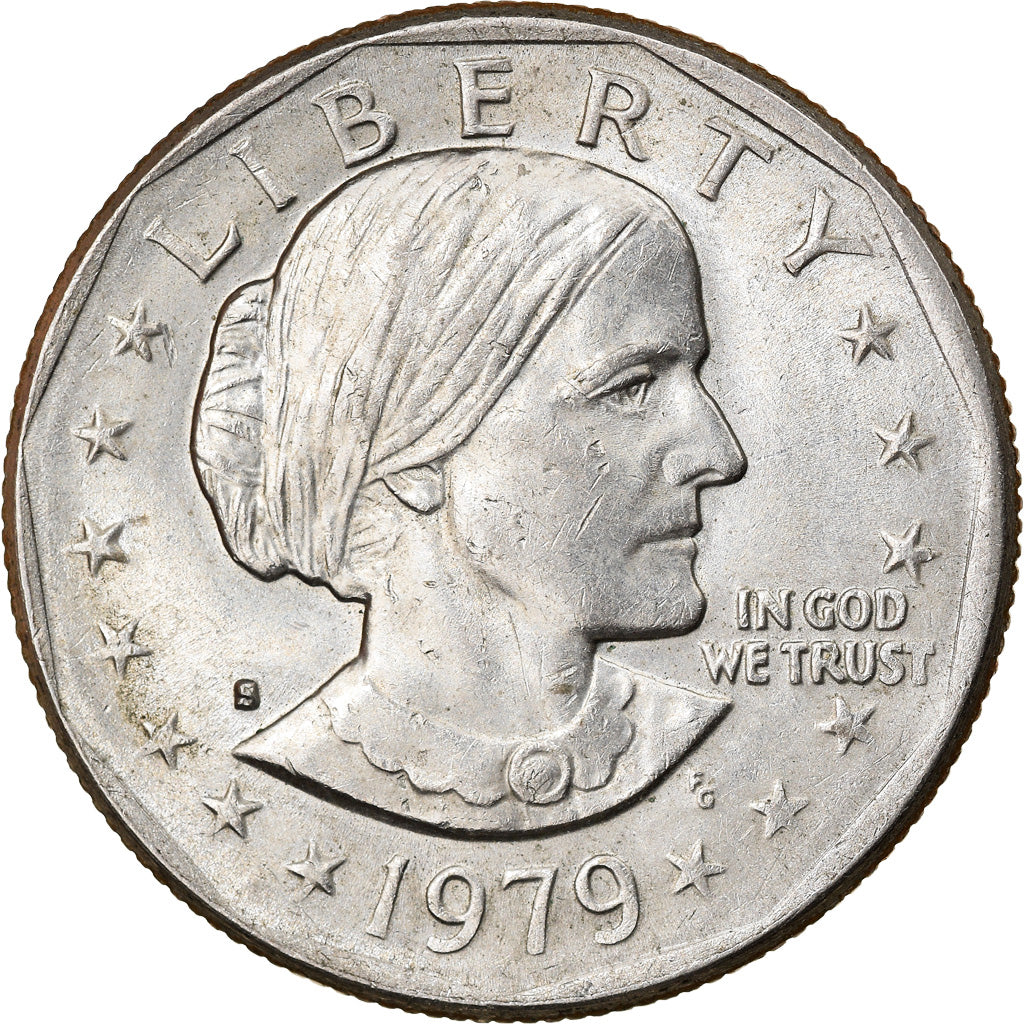 Coin, United States, Susan B. Anthony Dollar, Dollar, 1979, U.S. Mint, San