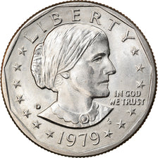 Coin, United States, Susan B. Anthony Dollar, Dollar, 1979, U.S. Mint, Denver