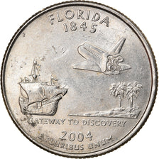 Coin, United States, Florida, Quarter, 2004, U.S. Mint, Denver, EF(40-45)