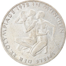 Munten, Federale Duitse Republiek, 10 Mark, 1972, Stuttgart, ZF, Zilver, KM:132