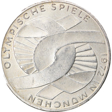 Coin, GERMANY - FEDERAL REPUBLIC, 10 Mark, 1972, Munich, AU(50-53), Silver