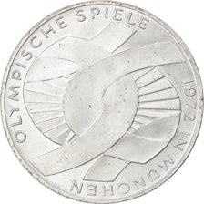 Coin, GERMANY - FEDERAL REPUBLIC, 10 Mark, 1972, Munich, EF(40-45), Silver