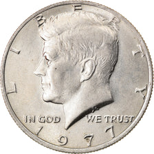 Moeda, Estados Unidos da América, Kennedy Half Dollar, Half Dollar, 1977, U.S.