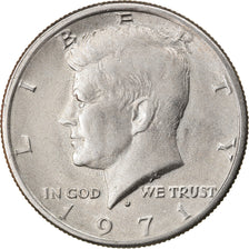 Coin, United States, Kennedy Half Dollar, Half Dollar, 1971, U.S. Mint, Denver