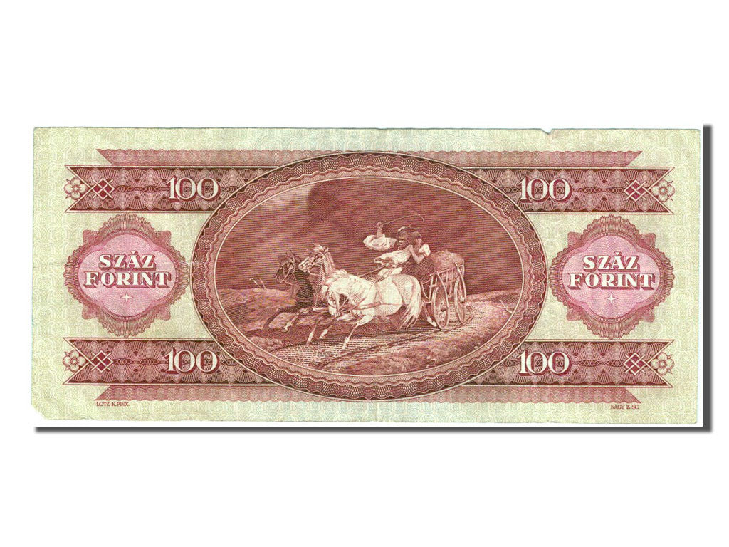 Hungary, 100 Forint, 1975, KM #171e, VF(30-35), B448