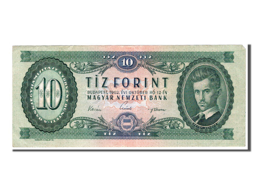 Ungheria, 10 Forint, 1962, SPL-