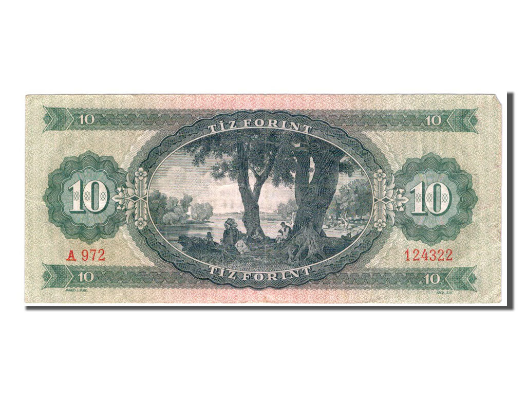 Banknote, Hungary, 10 Forint, 1962, EF(40-45)