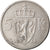 Moneda, Noruega, Olav V, 5 Kroner, 1964, BC+, Cobre - níquel, KM:412