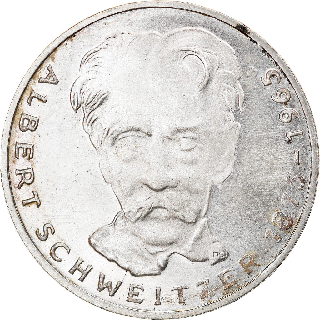 Coin, GERMANY - FEDERAL REPUBLIC, 5 Mark, 1975, Karlsruhe, Germany, BE