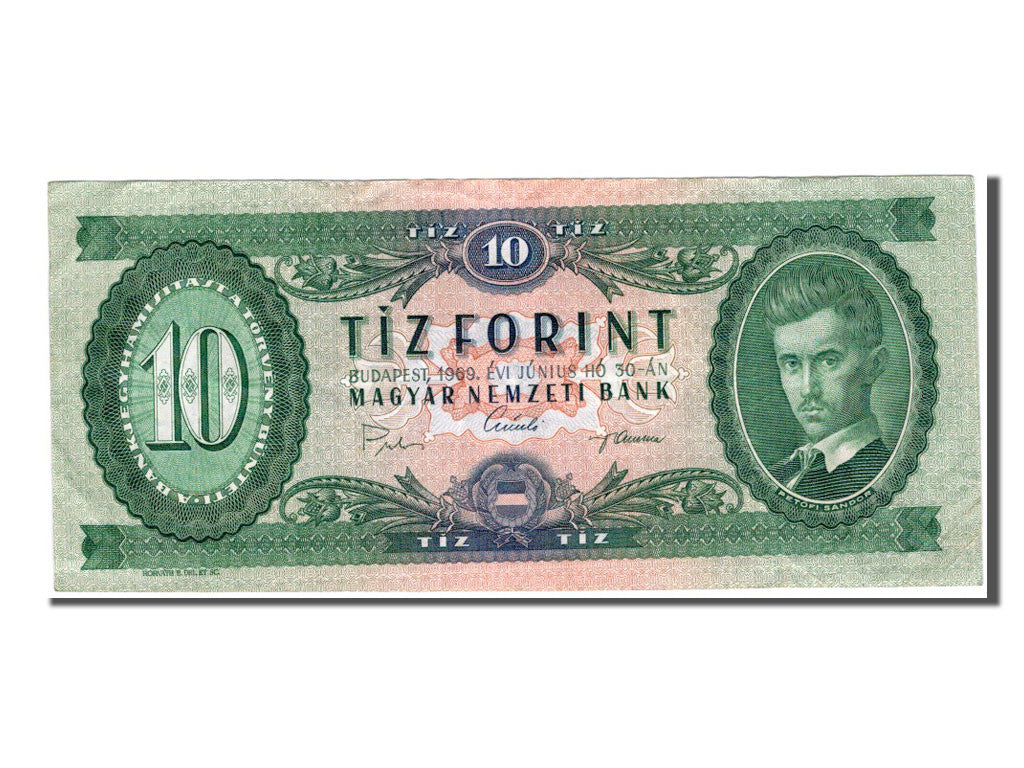 Banknote, Hungary, 10 Forint, 1969, AU(50-53)