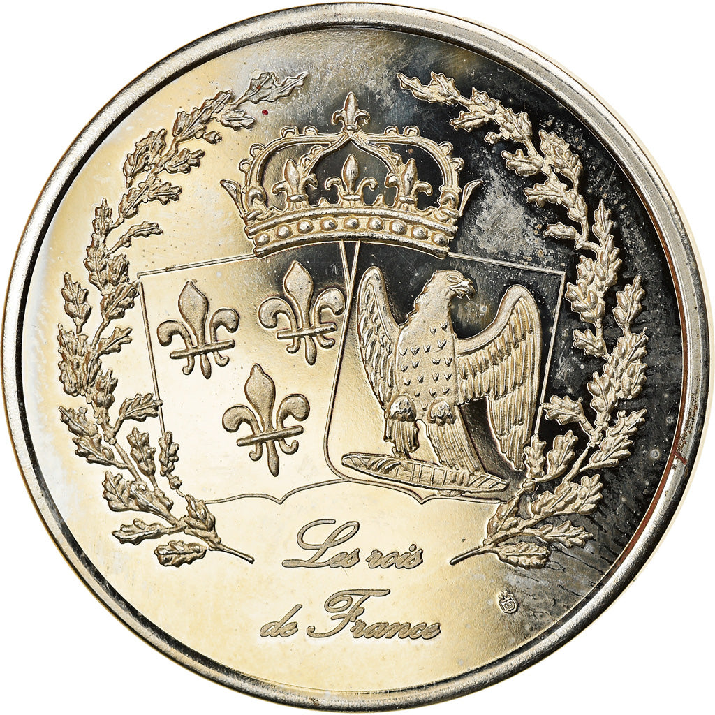 France, Medal, Les Rois de France, Napoléon Ier, History, MS(63), Copper Plated