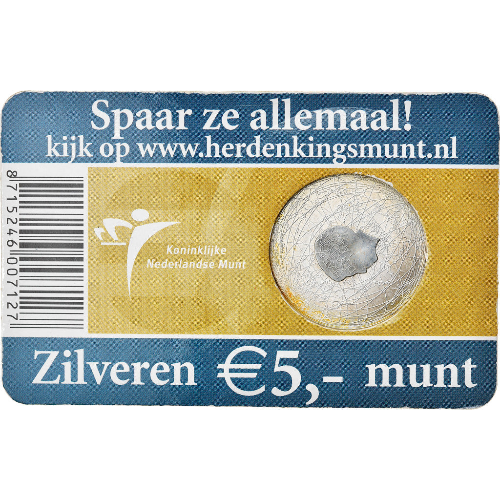 Netherlands, 5 Euro, 2006, Utrecht, BE, MS(65-70), Silver, KM:255