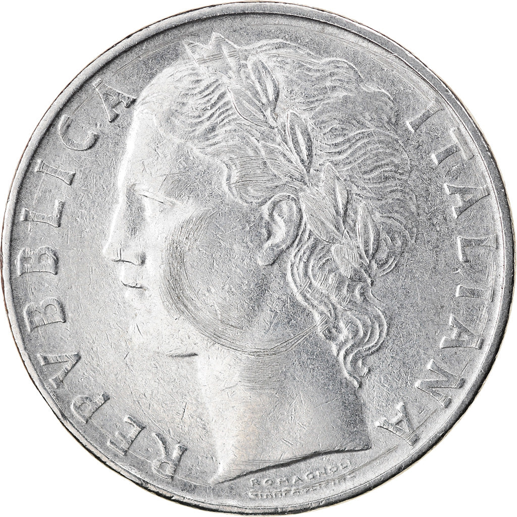 Münze, Italien, 100 Lire, 1957, Rome, S, Stainless Steel, KM:96.1