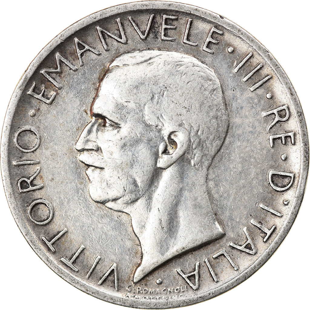 Monnaie, Italie, Vittorio Emanuele III, 5 Lire, 1926, Rome, TTB, Argent, KM:67.1