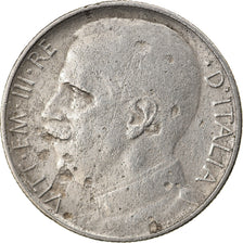 Coin, Italy, Vittorio Emanuele III, 50 Centesimi, 1925, Rome, F(12-15), Nickel
