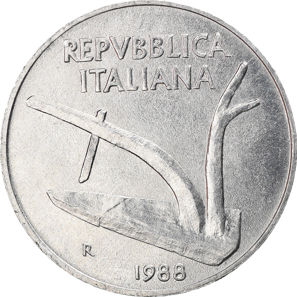 Münze, Italien, 10 Lire, 1988, Rome, SS+, Aluminium, KM:93