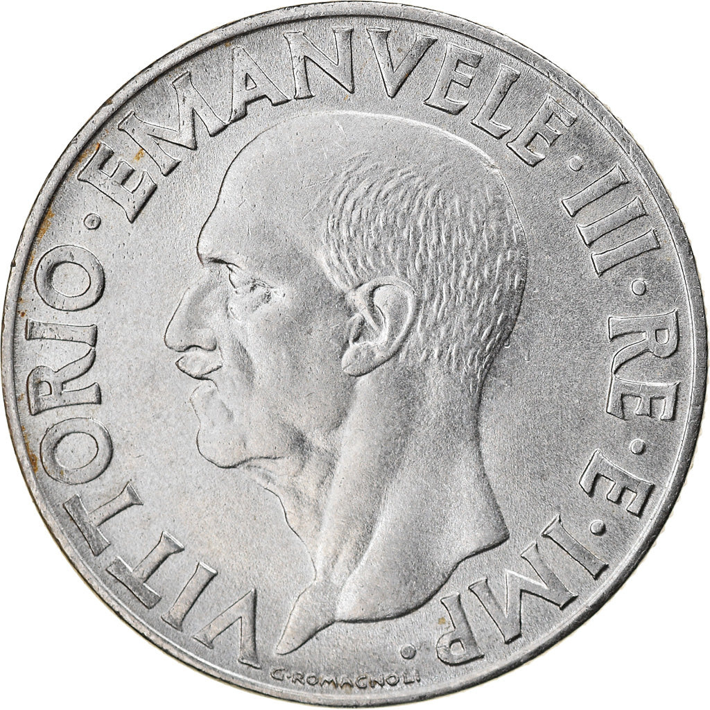 Moneta, Italia, Vittorio Emanuele III, Lira, 1942, Rome, BB+, Acciaio