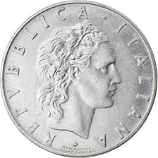Coin, Italy, 50 Lire, 1960, Rome, EF(40-45), Stainless Steel, KM:95.1