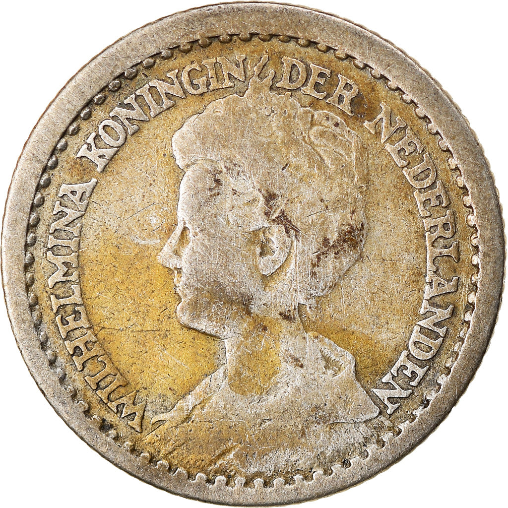 Coin, Netherlands, Wilhelmina I, 10 Cents, 1910, VF(20-25), Silver, KM:145