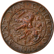 Coin, Curacao, 2-1/2 Cents, 1948, Denver, EF(40-45), Bronze, KM:42