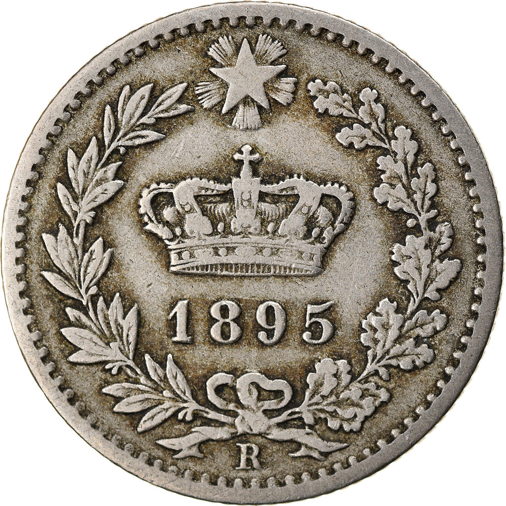 Monnaie, Italie, Umberto I, 20 Centesimi, 1895, Rome, TB+, Copper-nickel