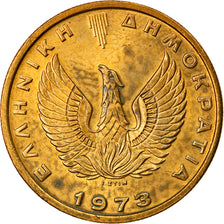 Coin, Greece, 2 Drachmai, 1973, AU(50-53), Nickel-brass, KM:108