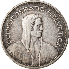 Coin, Switzerland, 5 Francs, 1931, Bern, VF(30-35), Silver, KM:40