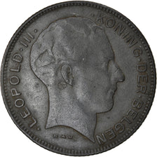 Coin, Belgium, 5 Francs, 5 Frank, 1945, EF(40-45), Zinc, KM:130