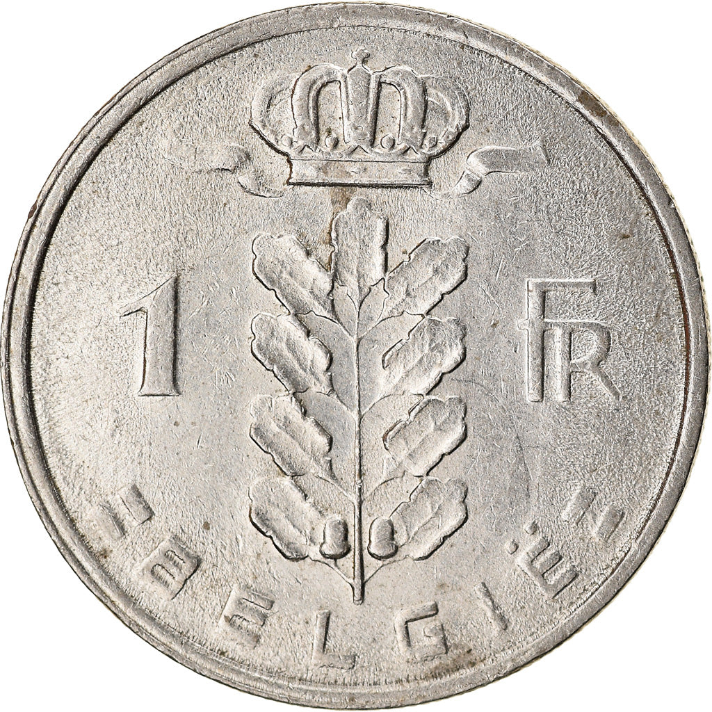 Moneta, Belgia, Franc, 1980, AU(50-53), Miedź-Nikiel, KM:143.1
