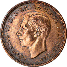 Coin, Great Britain, George VI, 1/2 Penny, 1938, AU(50-53), Bronze, KM:844
