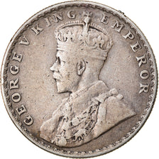 Coin, INDIA-BRITISH, George V, Rupee, 1917, VF(30-35), Silver, KM:524