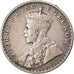 Coin, INDIA-BRITISH, George V, Rupee, 1917, VF(30-35), Silver, KM:524