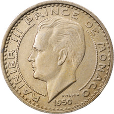 Coin, Monaco, Rainier III, 100 Francs, Cent, 1950, EF(40-45), Copper-nickel