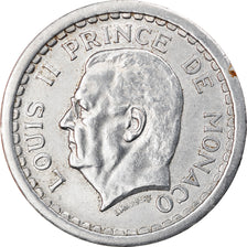 Coin, Monaco, 2 Francs, Undated (1943), AU(50-53), Aluminum, Gadoury:MC 133