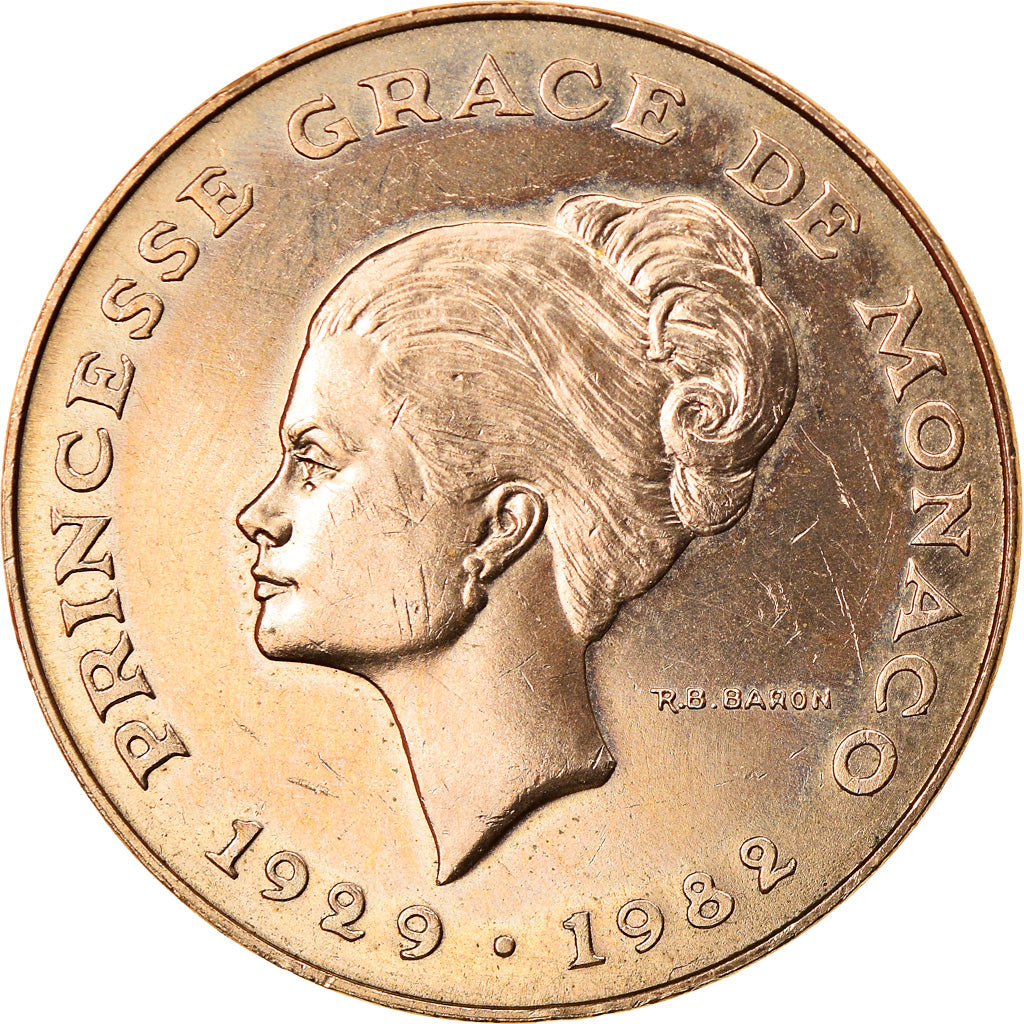 Moneta, Monaco, Rainier III, 10 Francs, 1982, BB, Rame-nichel-alluminio, KM:154