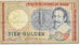 Biljet, Nederland, 10 Gulden, 1953, TTB
