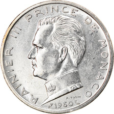 Monnaie, Monaco, Rainier III, 5 Francs, 1960, TTB, Argent, Gadoury:MC 152