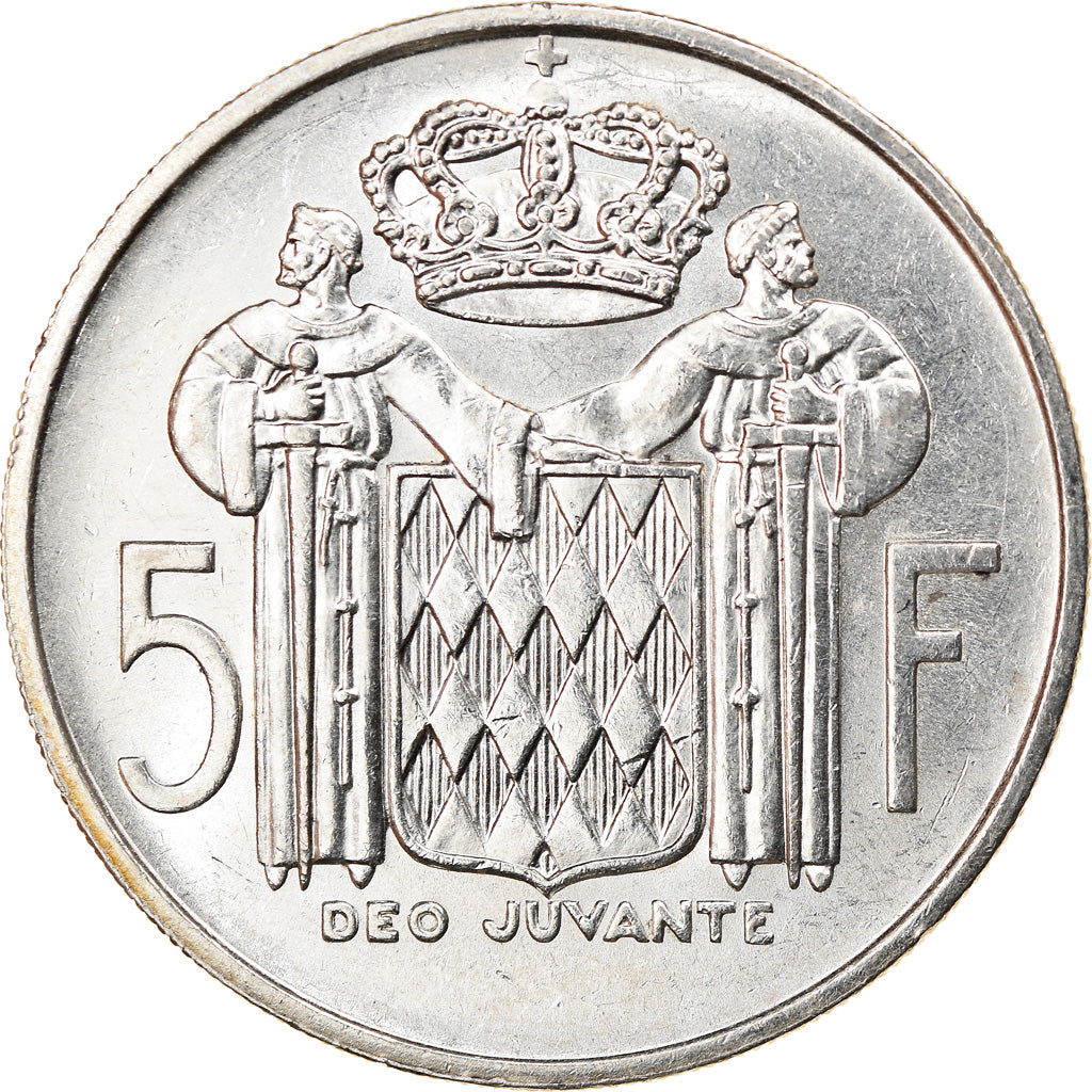 Monnaie, Monaco, Rainier III, 5 Francs, 1960, TTB, Argent, Gadoury:MC 152