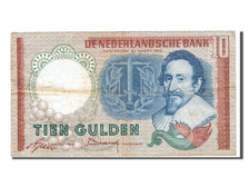 Geldschein, Niederlande, 10 Gulden, 1953, S+