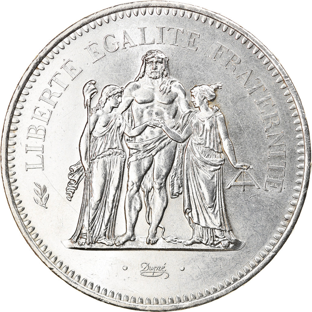 Monnaie, France, Hercule, 50 Francs, 1977, Paris, SUP, Argent, Gadoury:882