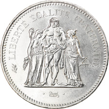 Monnaie, France, Hercule, 50 Francs, 1977, Paris, SUP, Argent, Gadoury:882
