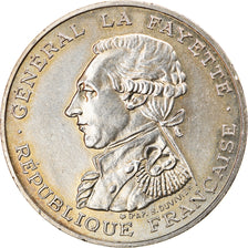 Coin, France, Lafayette, 100 Francs, 1987, EF(40-45), Silver, KM:962