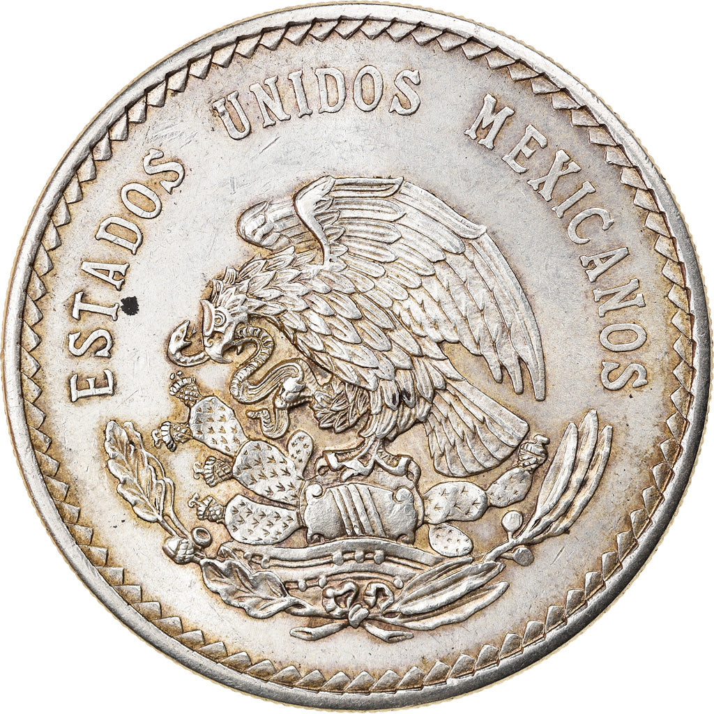 Moneda, México, 5 Pesos, 1947, Mexico City, MBC+, Plata, KM:465