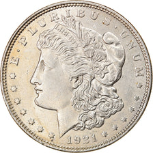 Coin, United States, Morgan Dollar, Dollar, 1921, U.S. Mint, Philadelphia