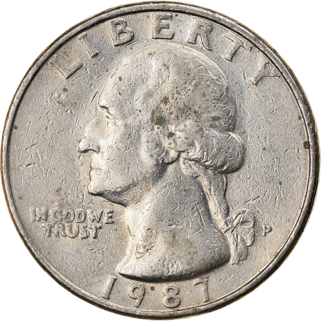 Moneta, Stati Uniti, Washington Quarter, Quarter, 1987, U.S. Mint, Philadelphia