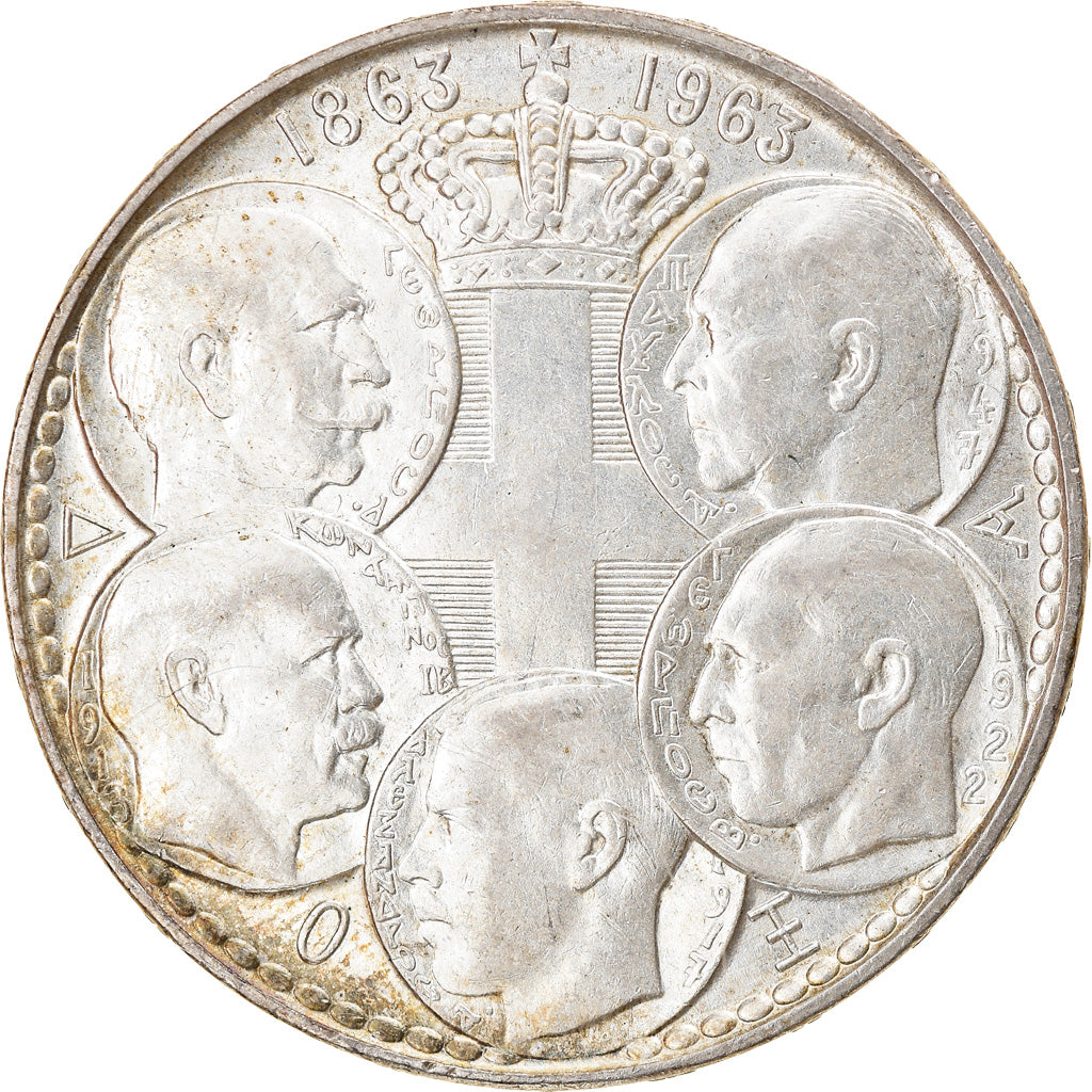 Coin, Greece, Paul I, 30 Drachmai, 1963, EF(40-45), Silver, KM:86