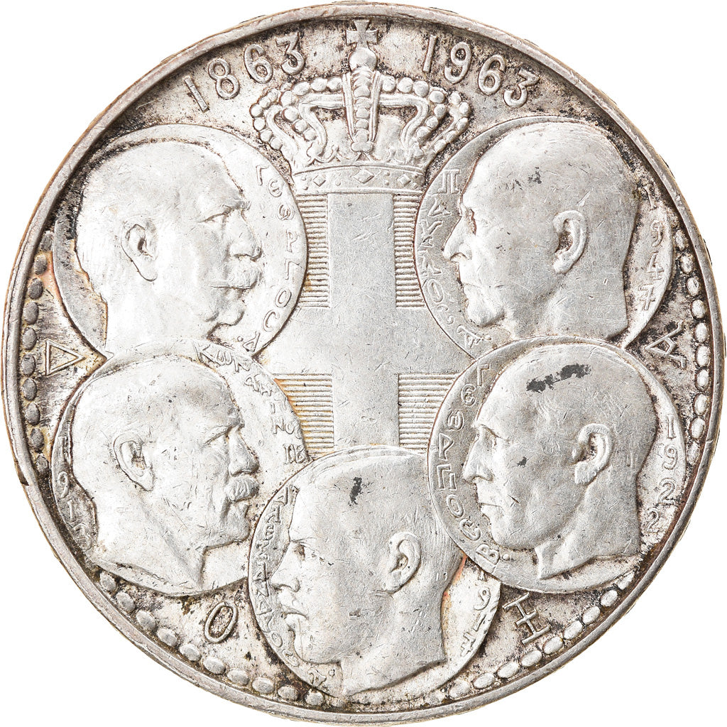 Coin, Greece, Paul I, 30 Drachmai, 1963, EF(40-45), Silver, KM:86
