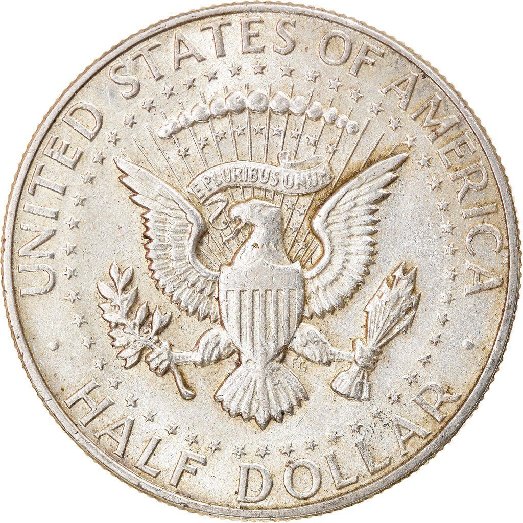 Coin, United States, Kennedy Half Dollar, Half Dollar, 1964, U.S. Mint
