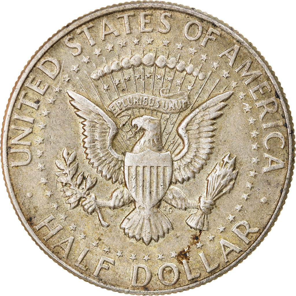 Coin, United States, Kennedy Half Dollar, Half Dollar, 1966, U.S. Mint