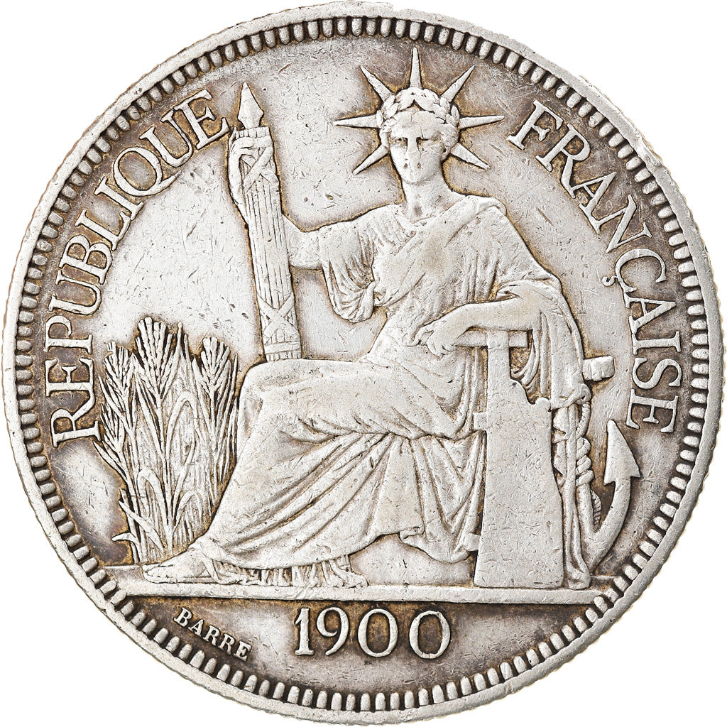 Monnaie, FRENCH INDO-CHINA, Piastre, 1900, Paris, TTB, Argent, KM:5a.1